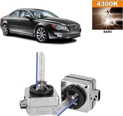 Volvo S80 2006-2016 D1S / D1R 4300K Sarı HID Xenon Ampul 2 Adet