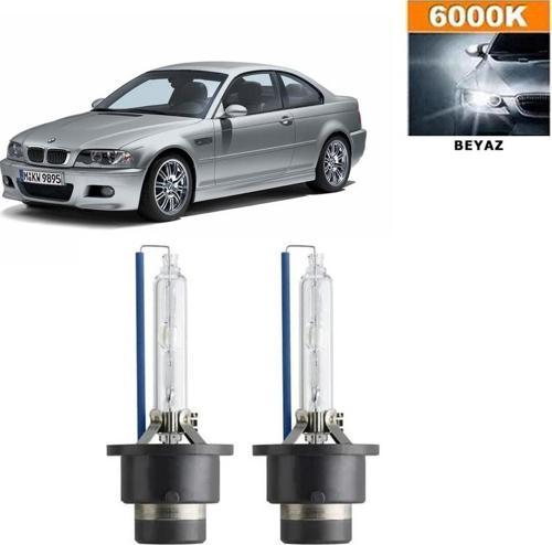 BMW 3 Serisi E46 D2S / D2R 6000K Beyaz HID Xenon Ampul 2 Adet