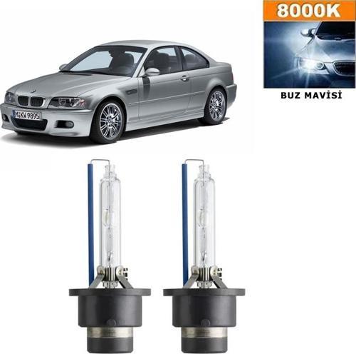 BMW 3 Serisi E46 D2S / D2R 8000K Buz Mavisi HID Xenon Ampul 2 Adet