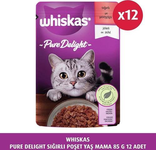 Pure Delight Sığırlı Poşet Yaş Mama 85 G 12X