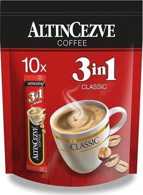 3ü1 Arada | Üçü bir arada Classic 10′ lu Paket (Tek İçimlik) 15 Gr x 10 Adet