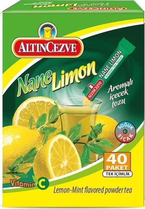 Nane Limon Aromalı Tek İçimlik İçecek Tozu 40 x 1.5 Gr