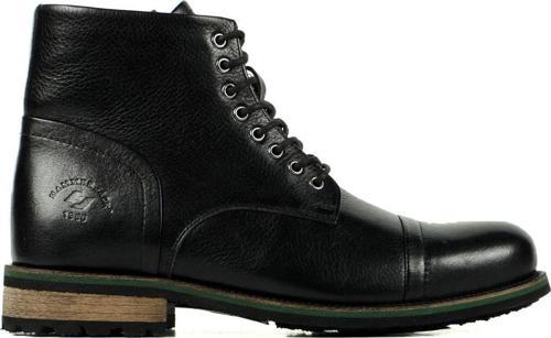 102 17715-M Lozan Siyah Deri Erkek Bot