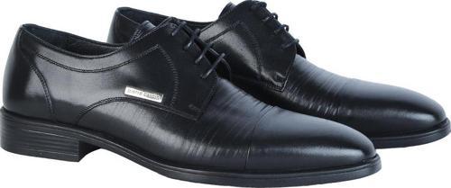 120526 Exclusıve Siyah Deri Erkek Klasik Ayakkabı