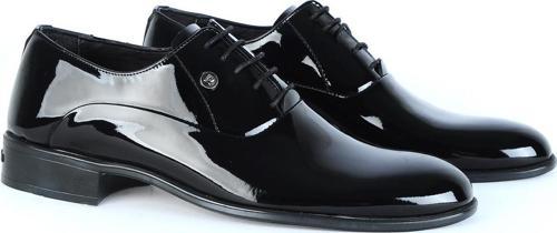 7017 Groom Siyah Rugan Erkek Klasik Ayakkabı