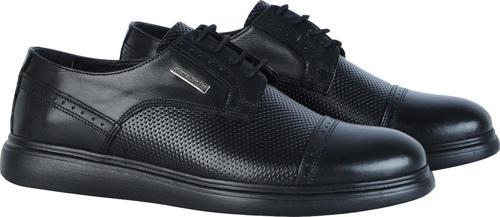 90165-1 Freelight Siyah Deri Erkek Klasik Ayakkabı