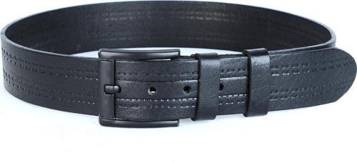 23-Lcs Siyah Deri Erkek Kot Kemer