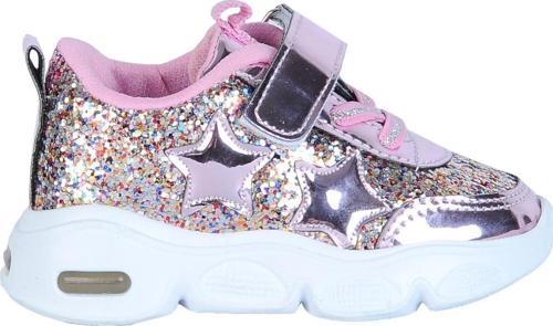 6510 Işıklı Cırtlı Kız Çocuk Spor Ayakkabı
