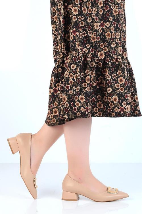 2568 Cilt 3 Cm Topuklu Kadın Ayakkabı
