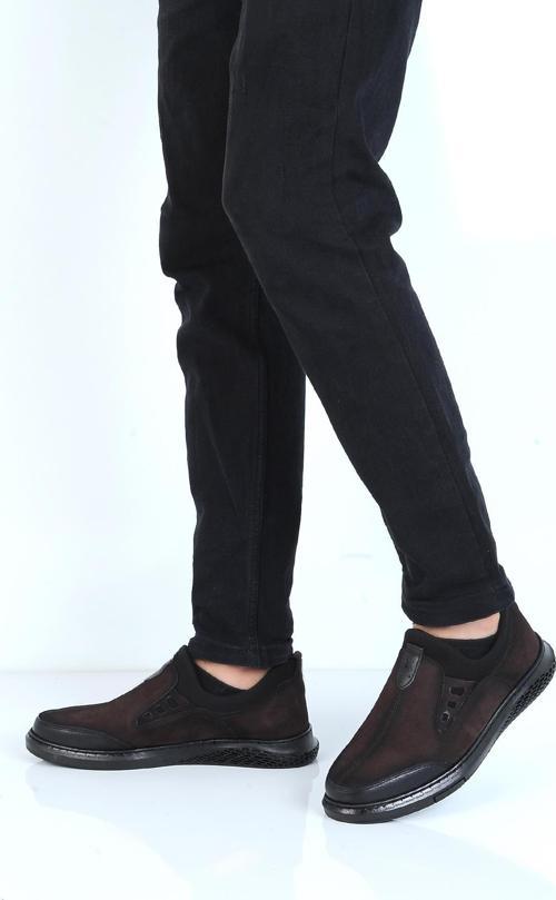 2014 Birkan Kahve %100 Deri Erkek Casual Ayakkabı