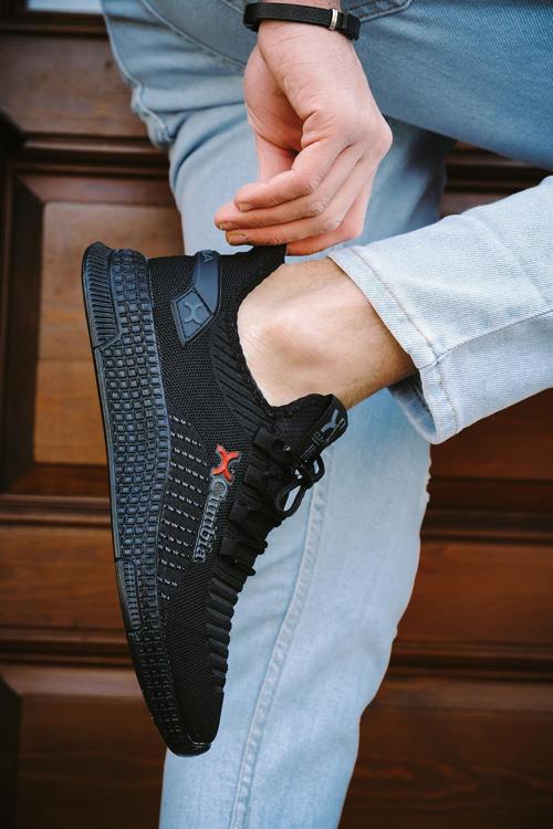 382 Cumbia Siyah Erkek Sneaker Spor Ayakkabı