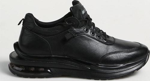 230302 Siyah Analin %100 Deri Erkek Spor Ayakkabı