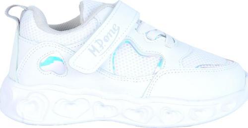 MP 241-3217 Beyaz Cırtlı Kız Çocuk Spor Ayakkabı