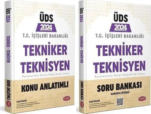 Data 2024 ÜDS İçişleri Bakanlığı Tekniker Teknisyen Konu + Soru Bankası 2 li Set Data Yayınları