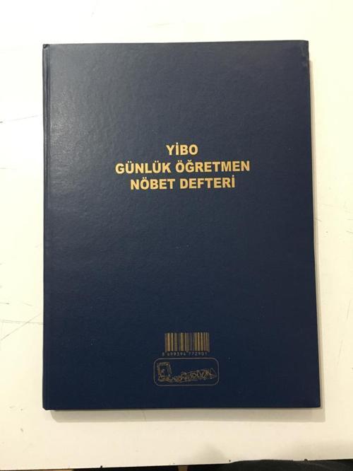 Yibo Günlük Öğretmen Nöbet Defteri