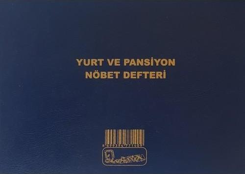 Yurt Ve Pansiyon Nöbet Defteri Cilt Kapak
