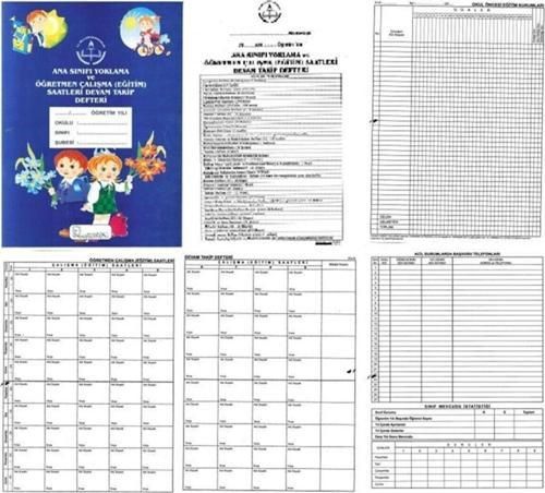 Kocaoluk Ana Sınıfı Yoklama Ve Öğretmen Çalışma Saatleri Devam Takip Defteri