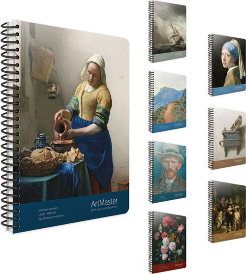 Art Master Spiralli Karton Kapak Defter 19x26 Çizgili 100 Yp