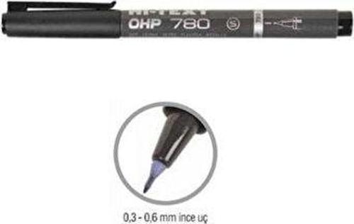 Hitexet Asetat Kalemi S Siyah 780 Mm