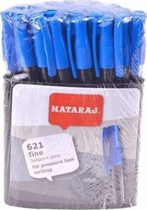 Nataraj 621 Tükenmez Kalem Mavi 45'li