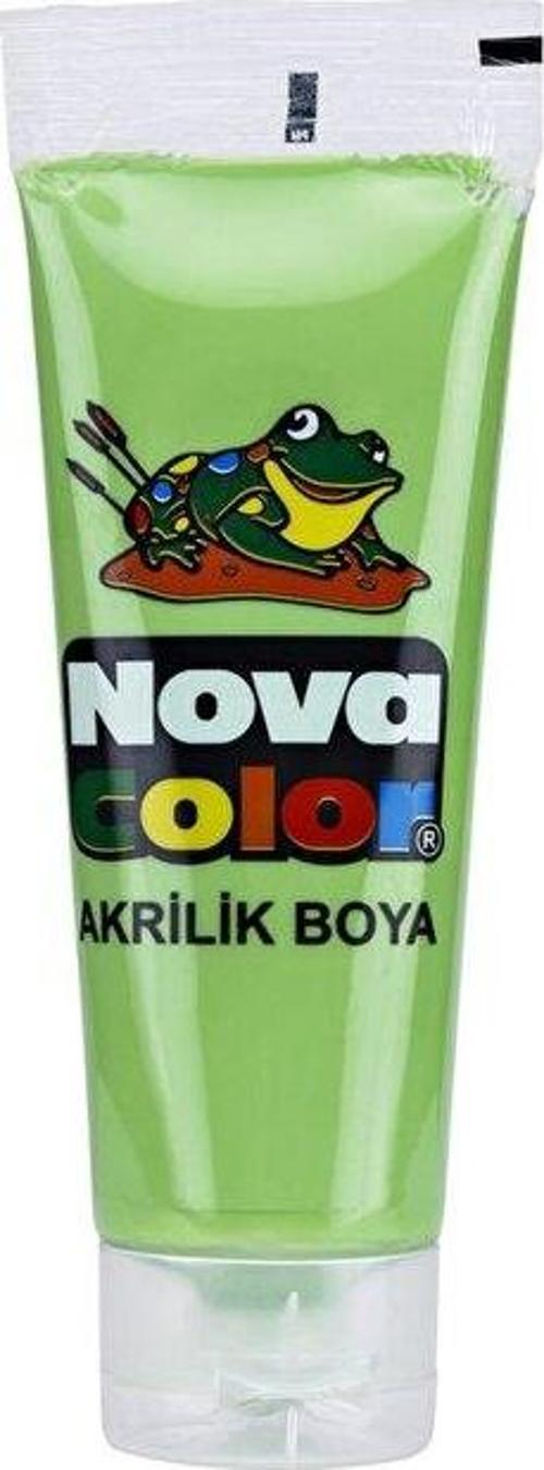 Nova Color  75 Gr Açık Yeşil Renk Tüp Akrilik Boya