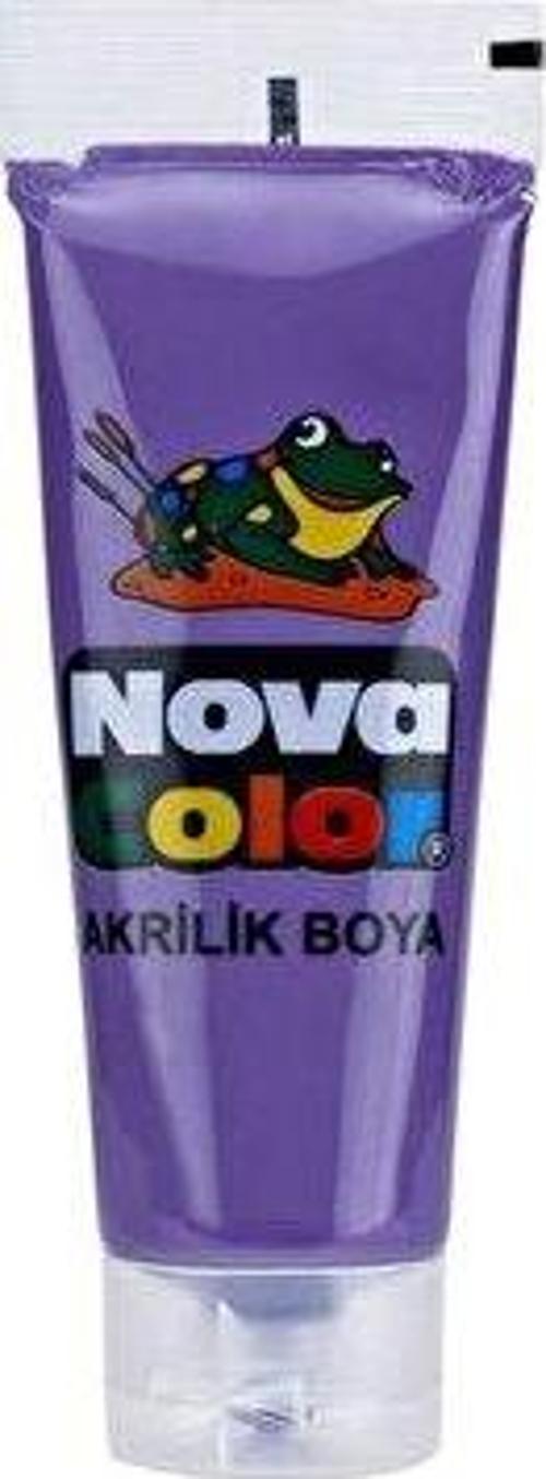 Nova Color Akrilik Boya Plastik Tüp 75 Gr. Mor