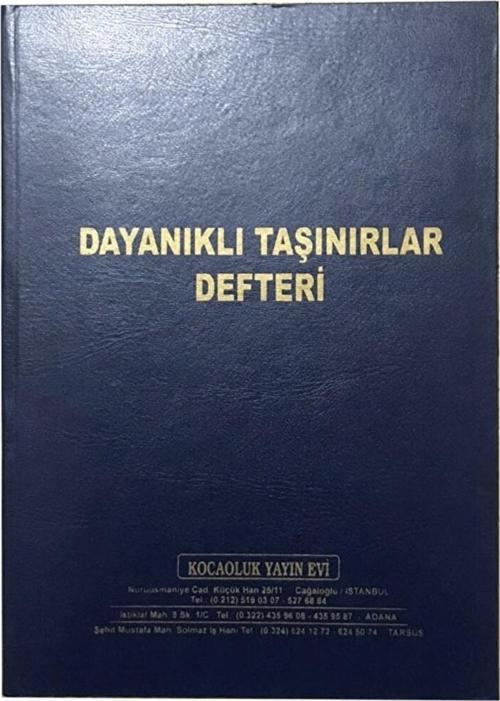 Dayanıklı Taşınırlar Defteri