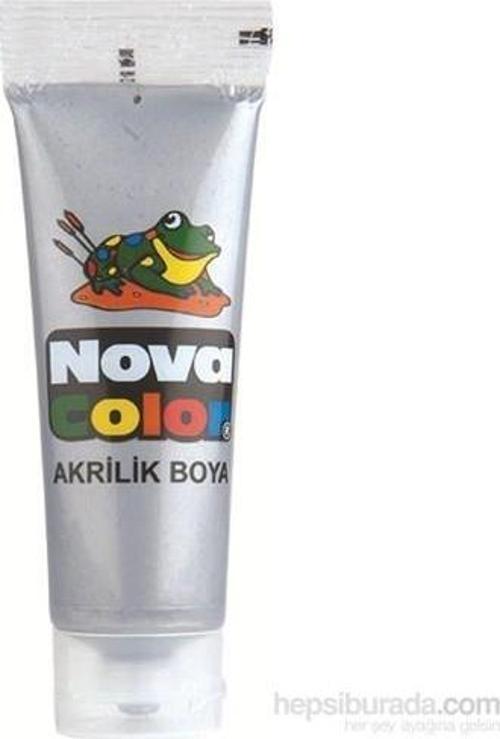 Nova Color Tüp Akrilik Boya 75 Gram Gümüş