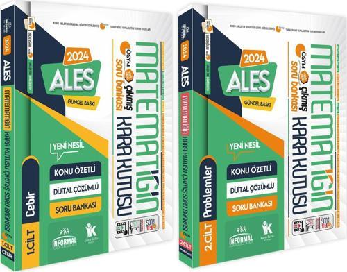 ALES Matematik Kara Kutu 1.ve 2.Cilt Konu Özetli D.Çözümlü ÖSYM Soru Bankası SET PAKET