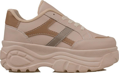 Kahverengi Kadın Kalın Taban Sneaker