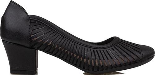 Siyah Sade Özel Üretim Kadın Klasik Ayakkabı