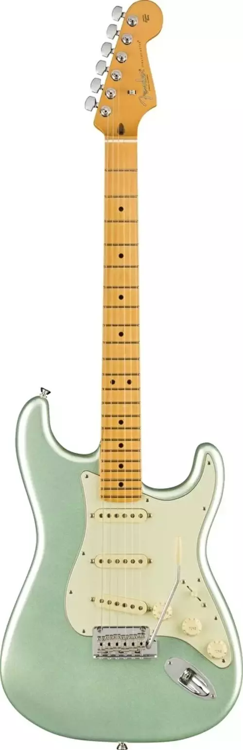American Professional Iı Stratocaster Akçaağaç Klavye Mystic Surf Green Elektro Gitar