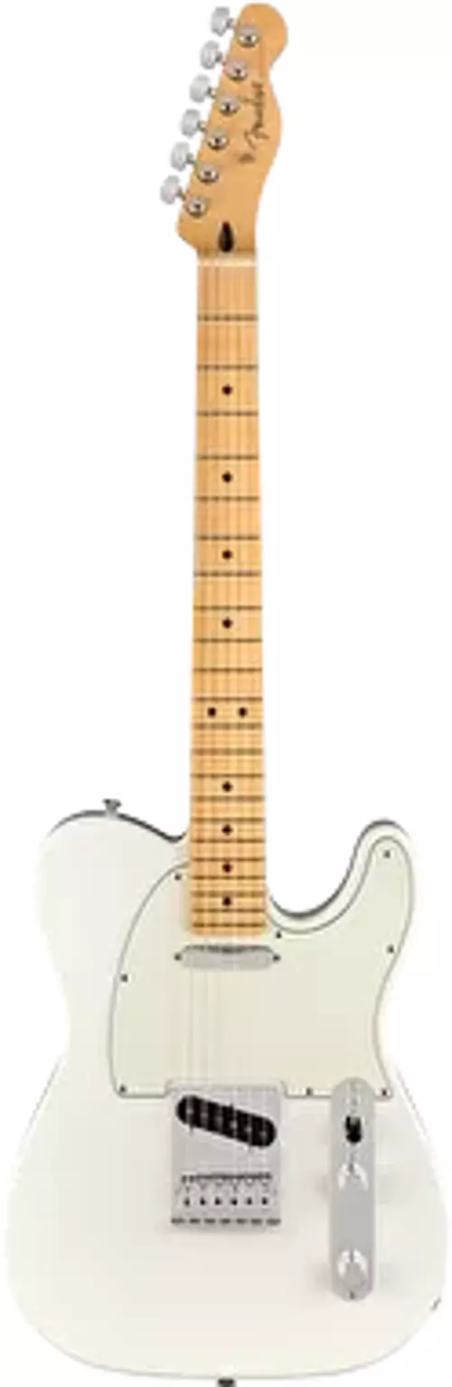 Player Telecaster Akçaağaç Klavye Polar White Elektro Gitar
