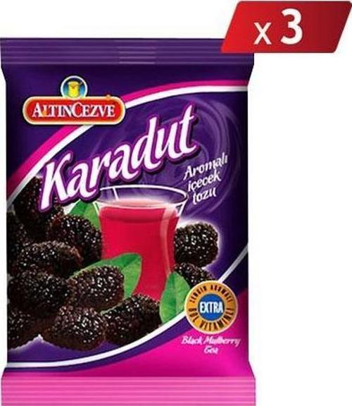 Karadut Aromalı İçecek Tozu 250 Gr - 3LÜ PAKET