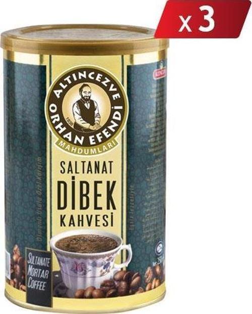 Orhan Efendi Dibek Kahvesi Teneke 500 Gr - 3LÜ PAKET