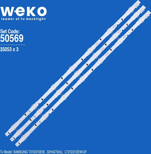 WKSET-5569 35053X3 D4GE-320DC0-R2 -(R3) 3 ADET LED BAR