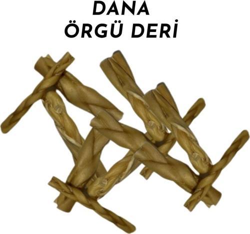 Naturel Köpek Ödülü Kurutulmuş Dana Örgü Deri 150 Gr