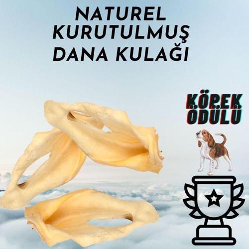 Naturel Köpek Ödülü Dana Kulağı 100 Gr