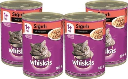 Whıskas Konserve Mama 400 Gr Sıgır Etlı X 4 Adet
