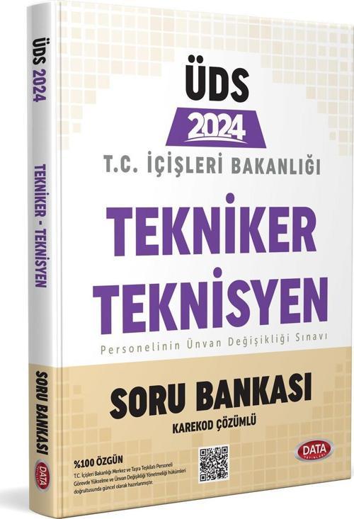 2024 ÜDS İçişleri Bakanlığı Tekniker Teknisyen Soru Bankası Ünvan Değişikliği Data Yayınları