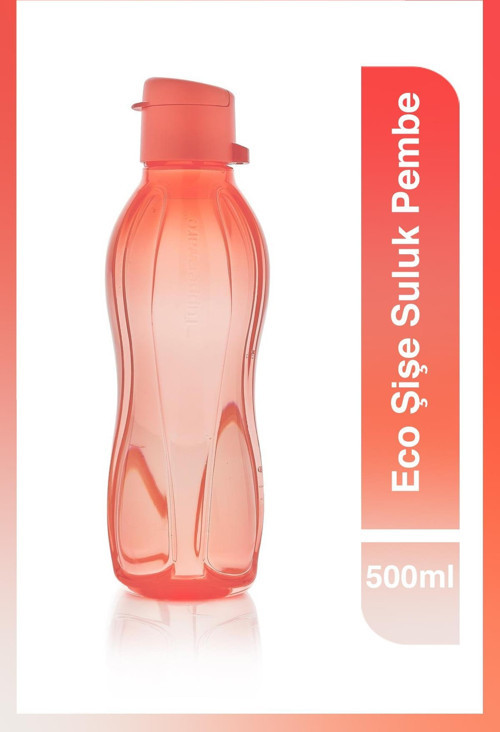 Eco Şişe Suluk Kolay Kapak 500 ml Pembe