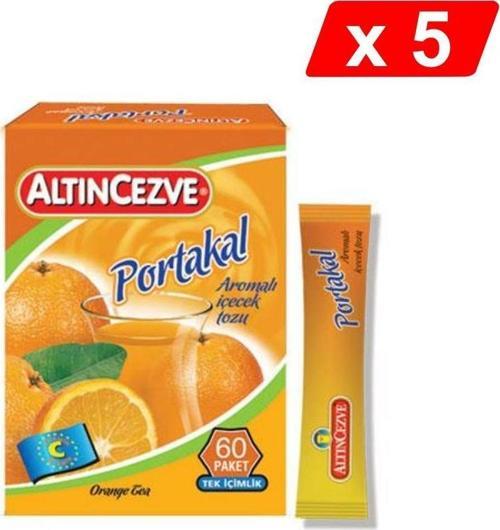 Tek İçimlik Portakal Aromalı İçecek Tozu 40 x 1.5 Gr - 5Lİ PAKET