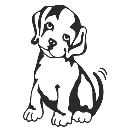 KÖPEK FOLYO STİCKER 200cm Uzunluk