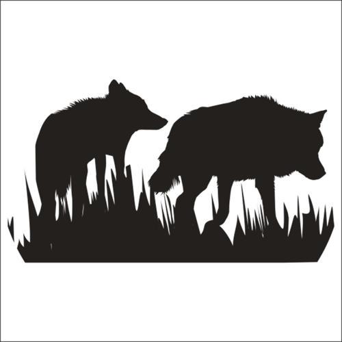 KURTLAR FOLYO STİCKER 160cm Uzunluk