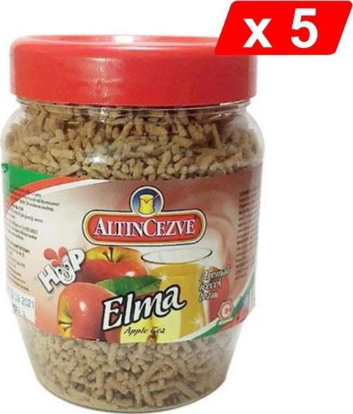 Granül Elma Aromalı İçecek Tozu 300 gr - 5Lİ PAKET