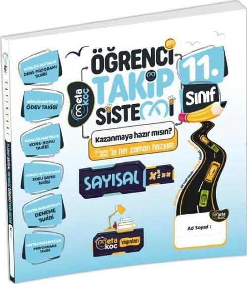 2025 11.Sınıf Sayısal MetaKoç Öğrenci Takip Sistemi (40 Haftalık, Detaylı, Konu Soru Video Takip)