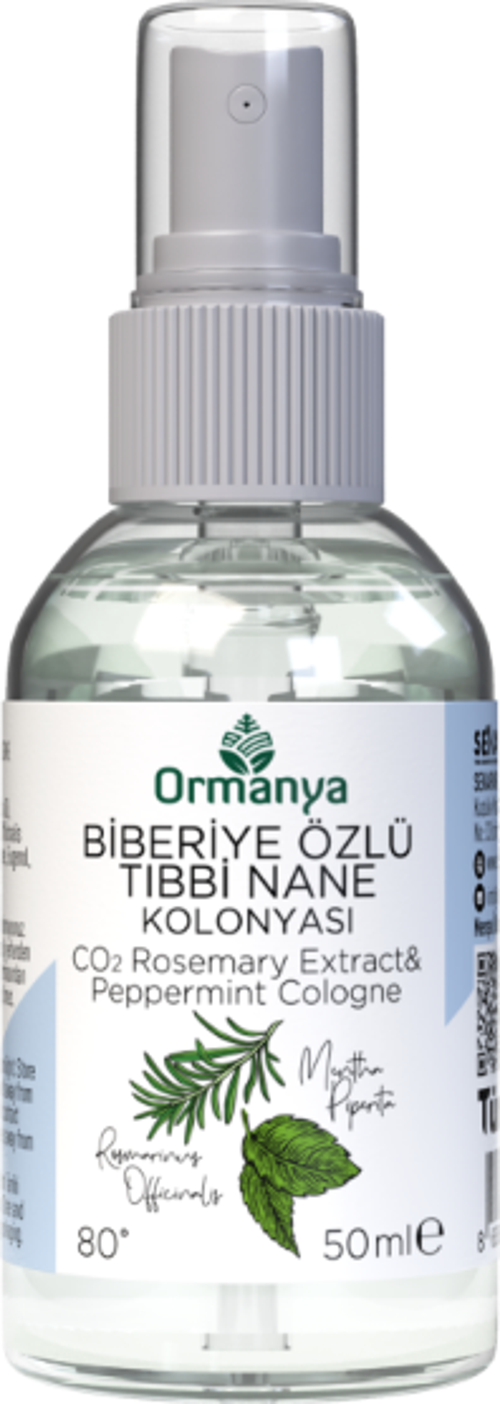 BİBERİYE ÖZLÜ TIBBİ NANE CEP KOLONYASI - 50 ml
