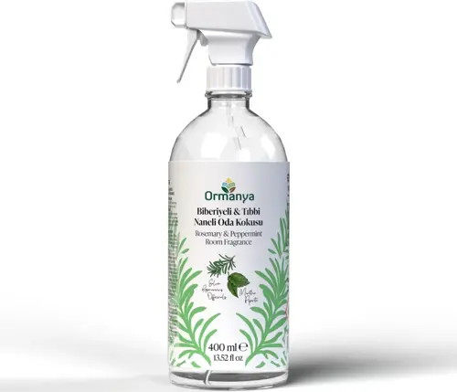 BİBERİYELİ & TIBBİ NANELİ ODA KOKUSU - 400 ML (Bitkinin Öz Suyu'ndan üretilmiştir.)