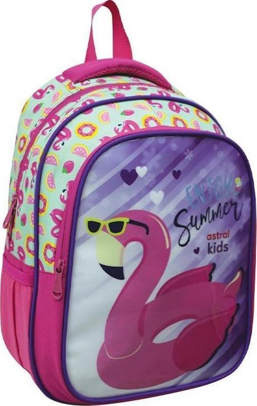 Cartoon İlkokul Çantası Beslenmeli Flamingo 04369