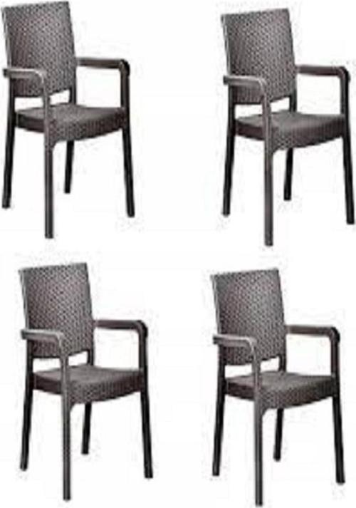 Troya Rattan Koltuk 4'Lü Paket Kahverengi